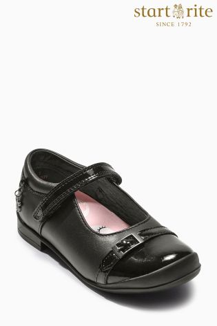 Black Start-Rite Purrfect School Shoe